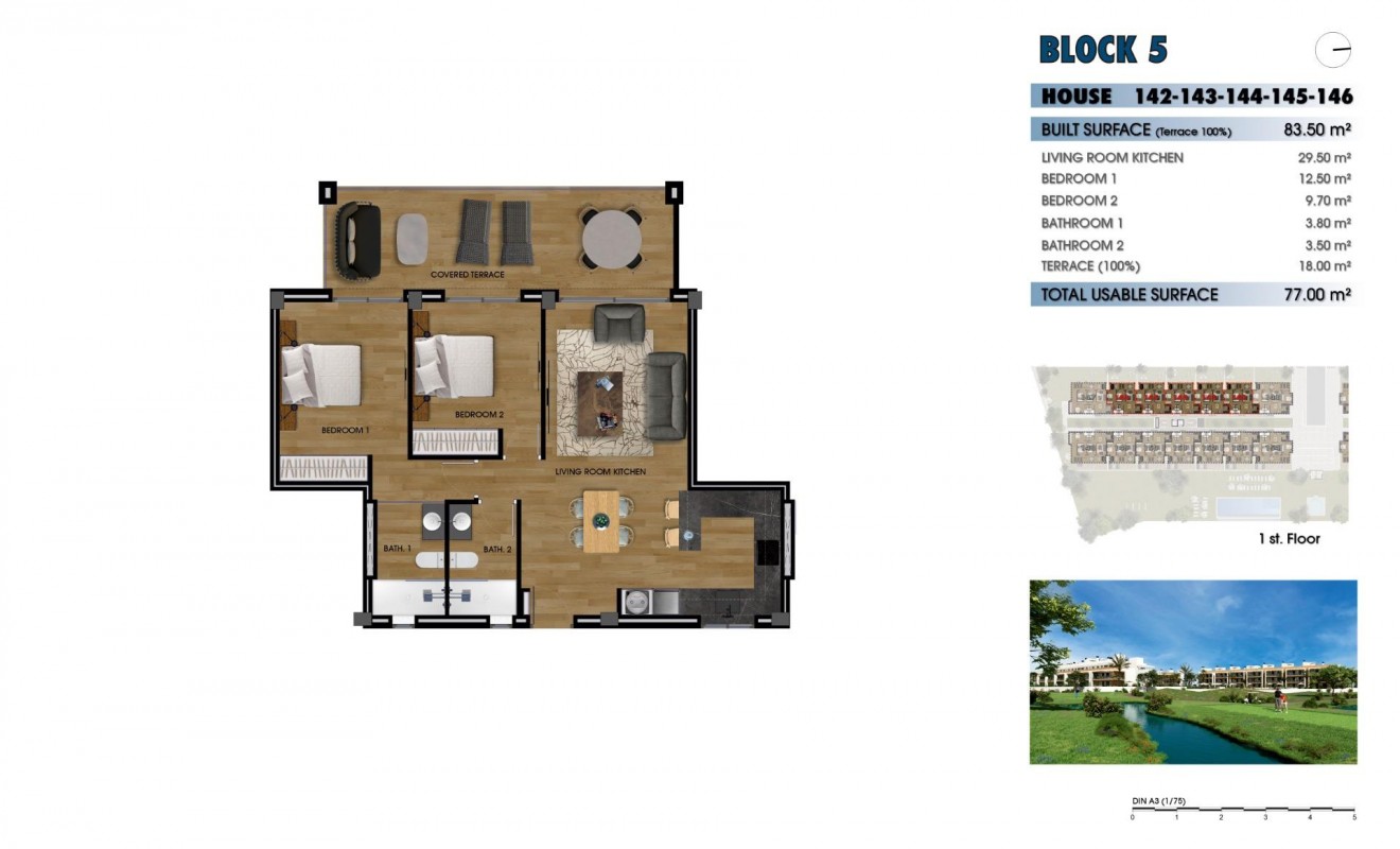Nieuwbouw woningen - Appartement - Los Alcázares - La Serena Golf