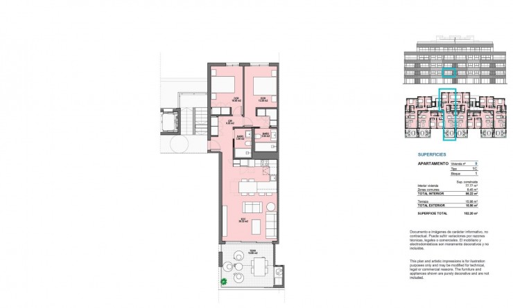 Nieuwbouw woningen - Appartement - Torre Pacheco - Santa Rosalia Lake And Life Resort