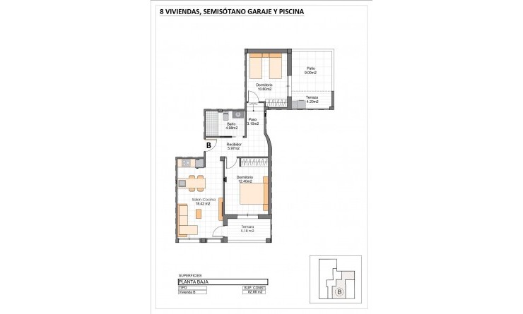 Nieuwbouw woningen - Appartement - San Pedro del Pinatar - Lo pagan