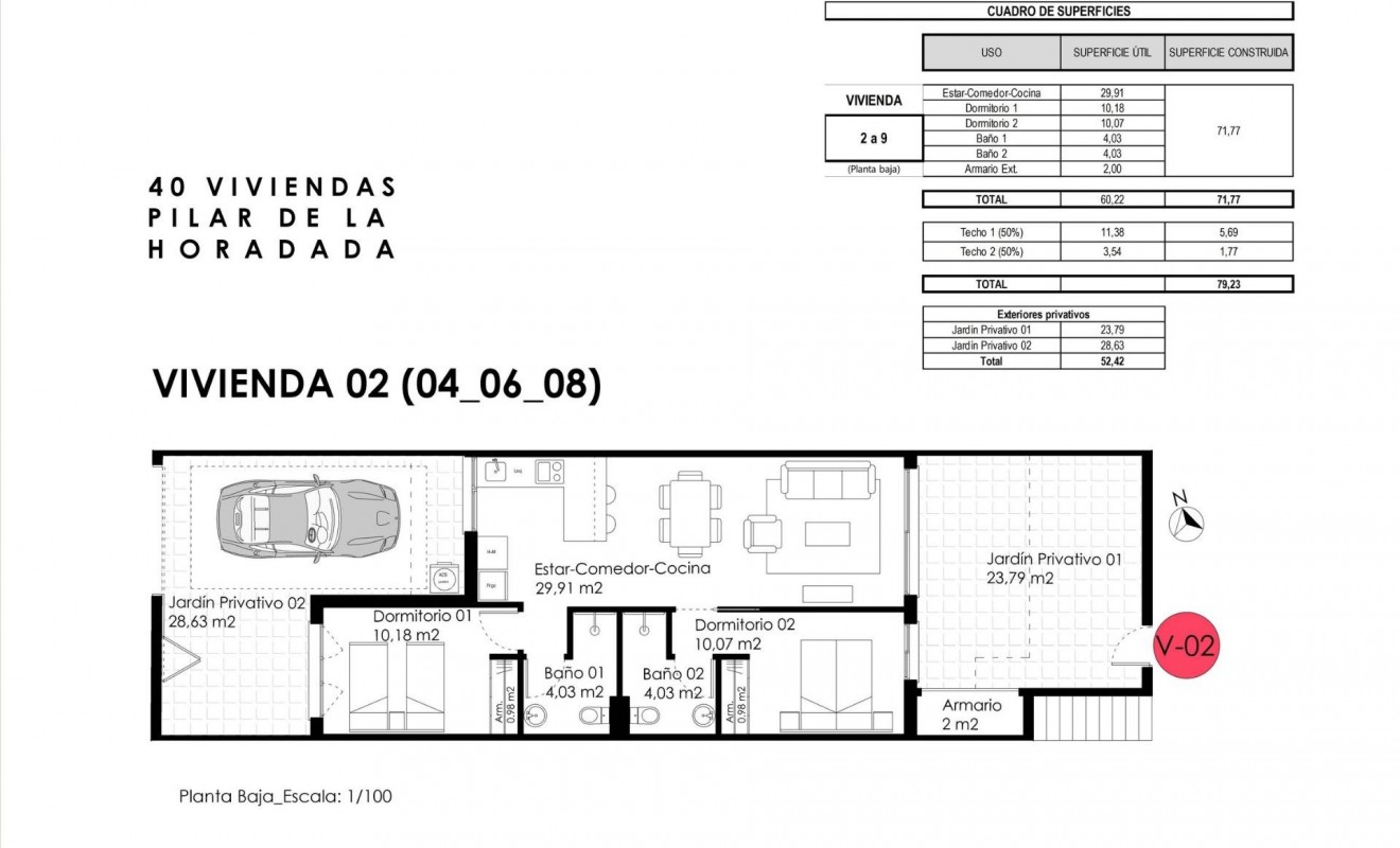 Nieuwbouw woningen - Bungalow - Pilar de la Horadada - pueblo