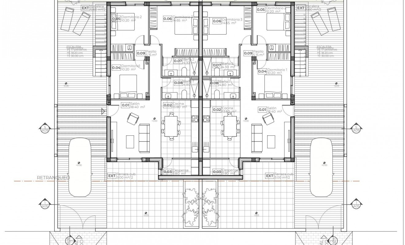 Nieuwbouw woningen - Villa - Puerto de mazarron - Caleñares