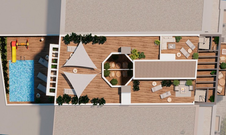 Nieuwbouw woningen - Appartement - Torrevieja - Playa de El Cura