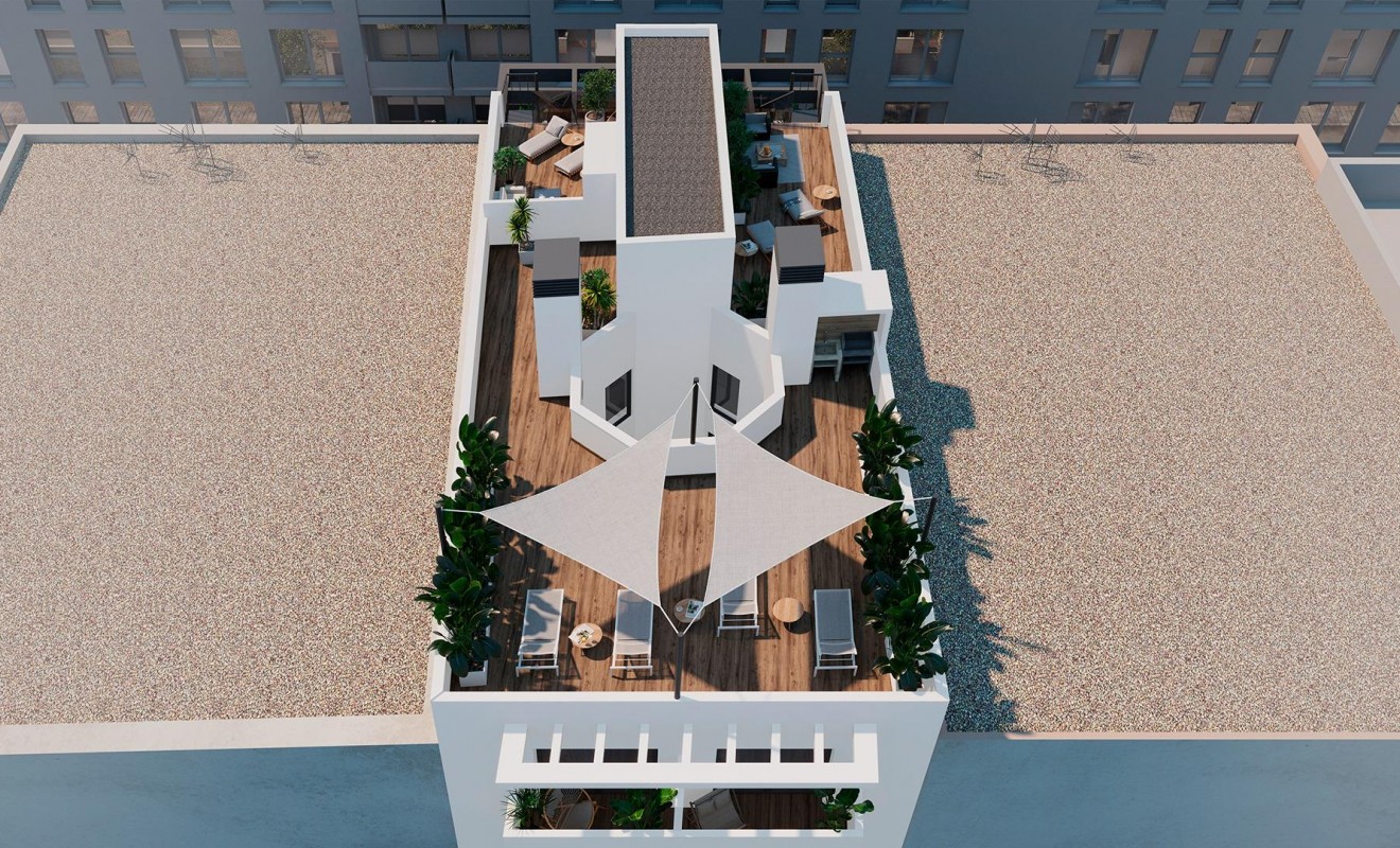 Nieuwbouw woningen - Appartement - Torrevieja - Playa de El Cura