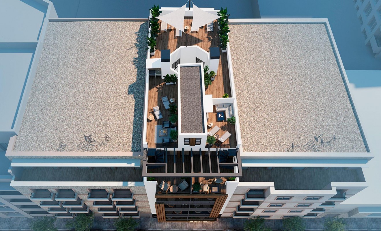 Nieuwbouw woningen - Appartement - Torrevieja - Playa de El Cura