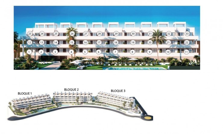Nieuwbouw woningen - Appartement - Finestrat - Balcon de finestrat