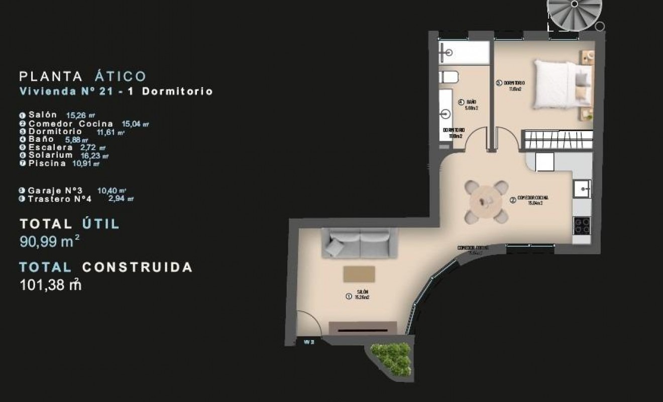 Nieuwbouw woningen - Penthouse - Torrevieja - Centro