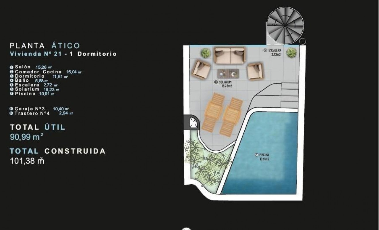 Nieuwbouw woningen - Penthouse - Torrevieja - Centro
