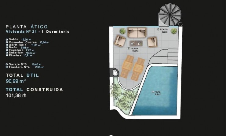 Nieuwbouw woningen - Penthouse - Torrevieja - Centro