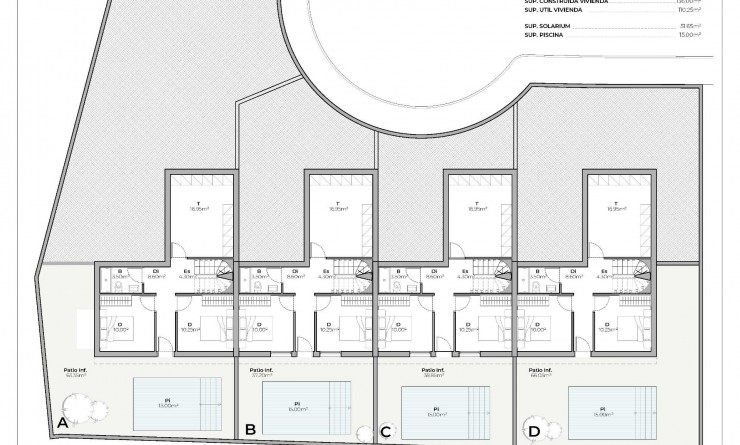 Nieuwbouw woningen - Town House - Mazarron - Country Club