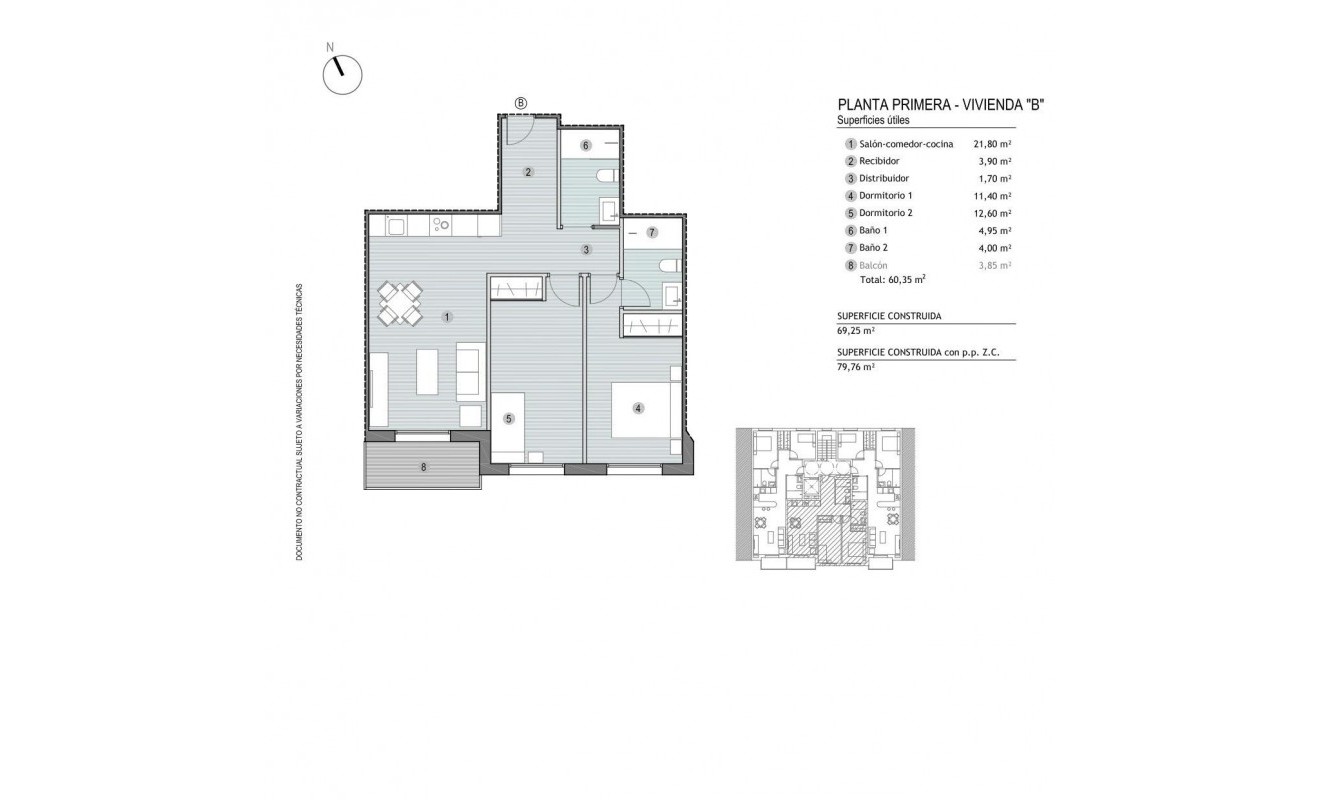 Nieuwbouw woningen - Appartement - Puerto de mazarron - Playa del Puerto