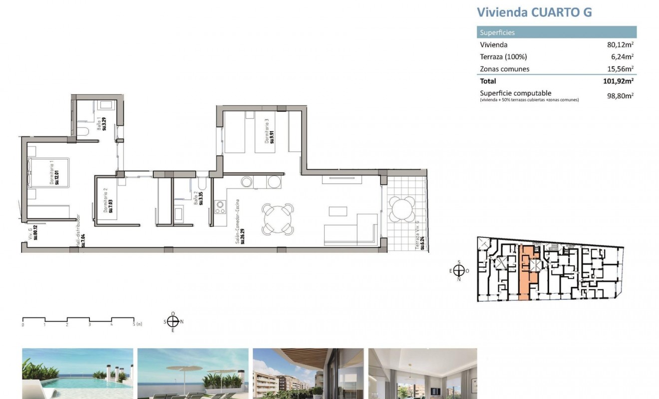 Nieuwbouw woningen - Penthouse - Guardamar del Segura - Pueblo