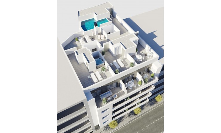 Nieuwbouw woningen - Penthouse - Torrevieja - Centro