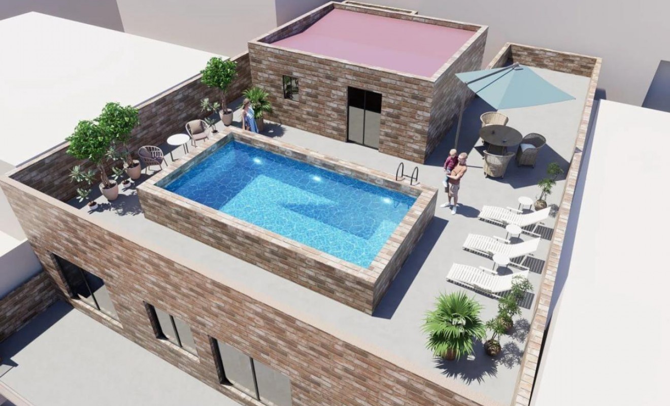 Nieuwbouw woningen - Appartement - Torrevieja - Playa El Acequión