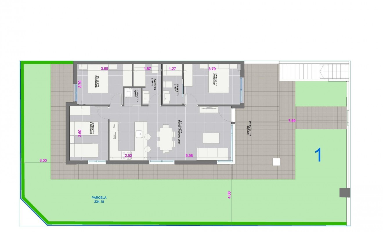 Nieuwbouw woningen - Bungalow - Pilar de la Horadada - pueblo