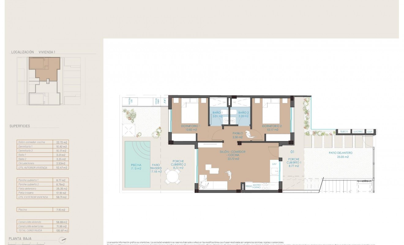 Nieuwbouw woningen - Bungalow - San Pedro del Pinatar - Molino de Chirrete