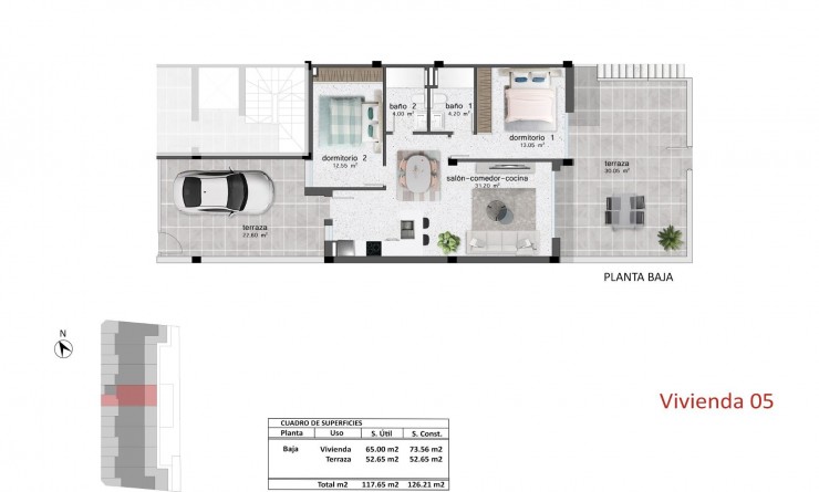 Nieuwbouw woningen - Bungalow - Pilar de la Horadada - pueblo