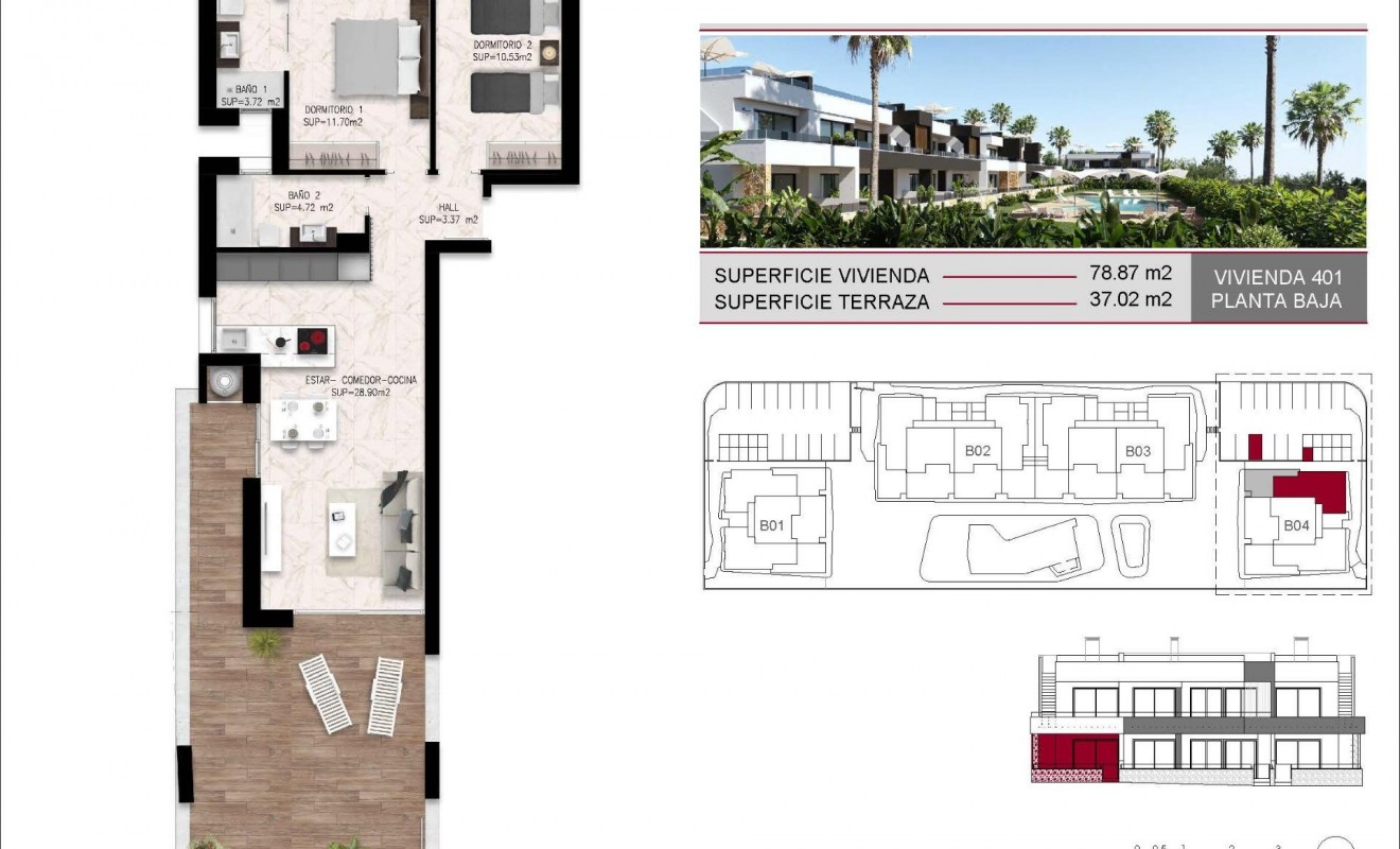 Nieuwbouw woningen - Bungalow - Rojales - Lo Marabú