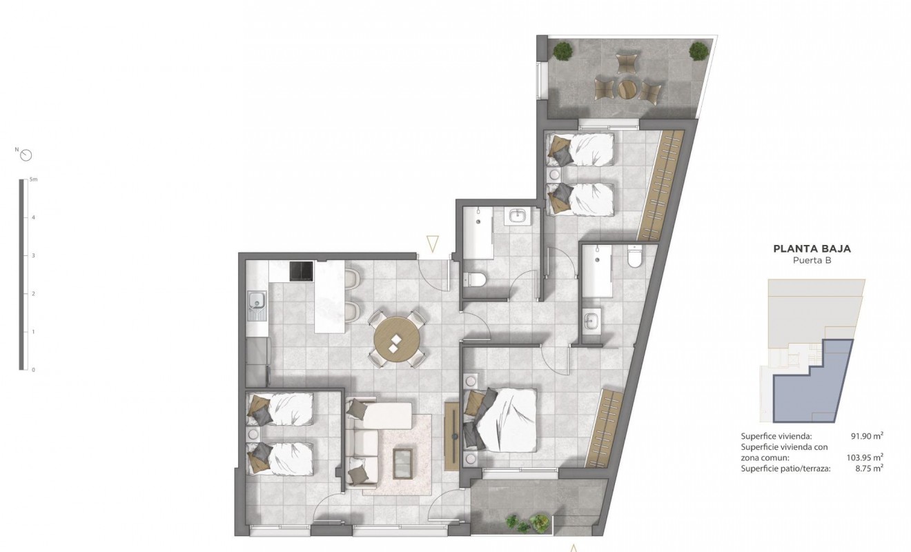 Nieuwbouw woningen - Appartement - Guardamar del Segura - Pueblo