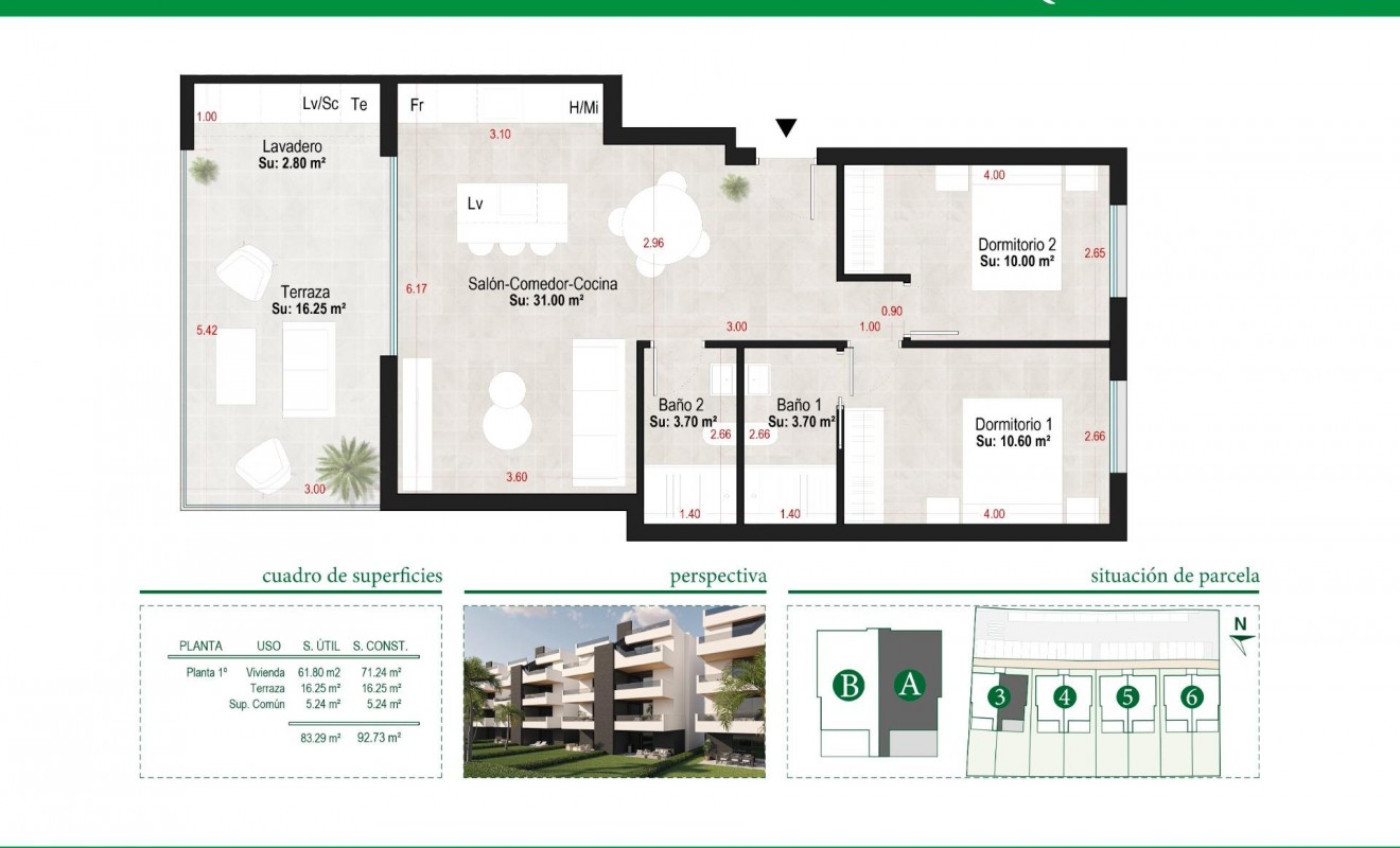 Nieuwbouw woningen - Appartement - Alhama de Murcia - CONDADO DE ALHAMA GOLF RESORT