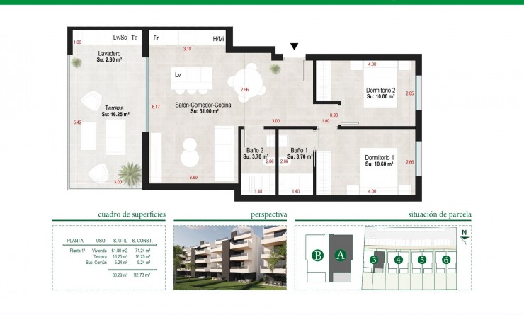 Nieuwbouw woningen - Appartement - Alhama de Murcia - CONDADO DE ALHAMA GOLF RESORT