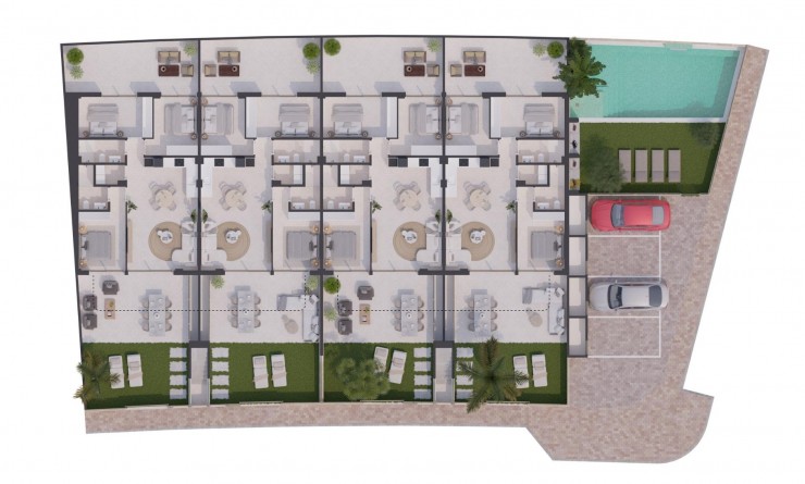Nieuwbouw woningen - Bungalow - San Pedro del Pinatar - Los Cuarteros