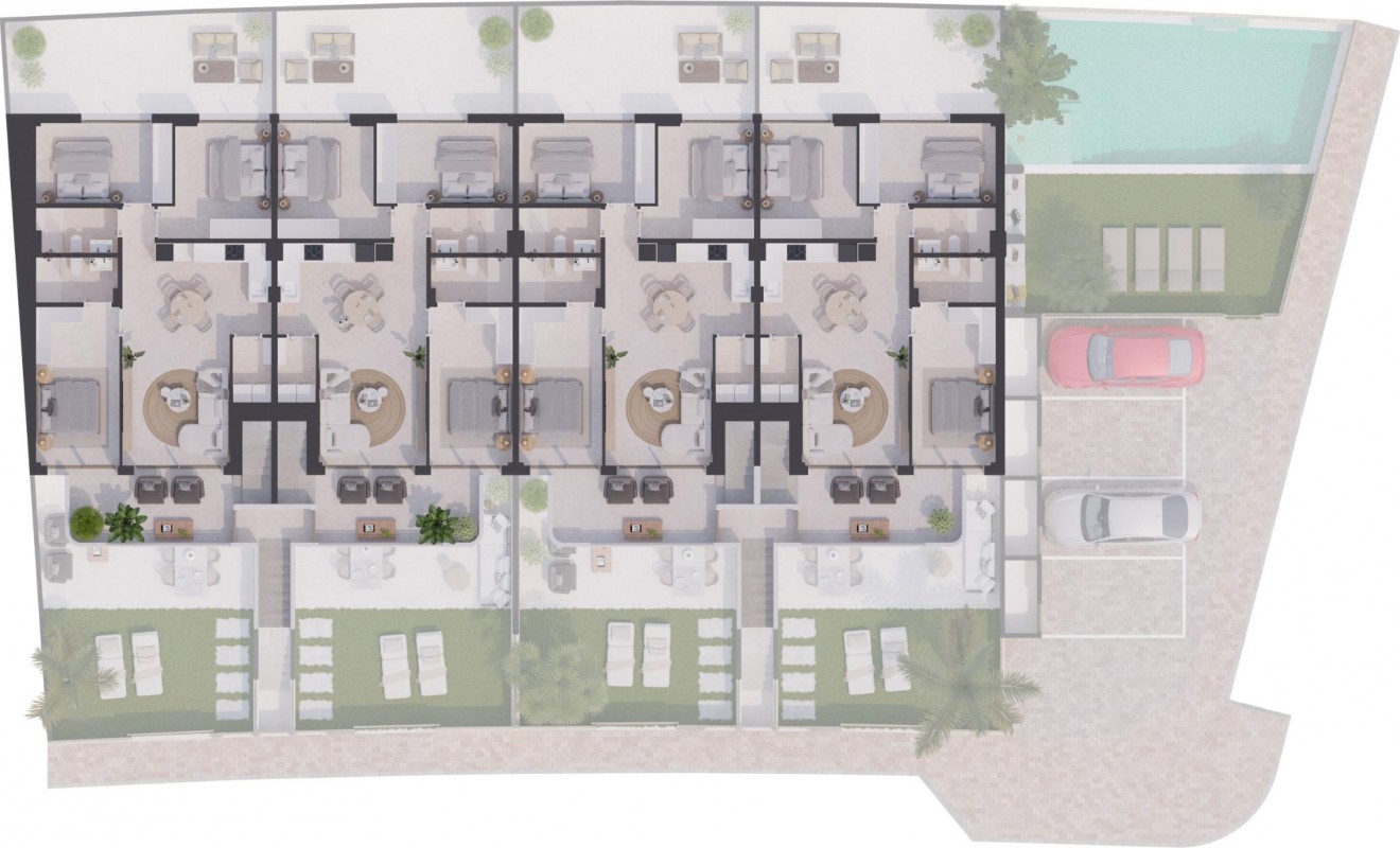Nieuwbouw woningen - Bungalow - San Pedro del Pinatar - Los Cuarteros
