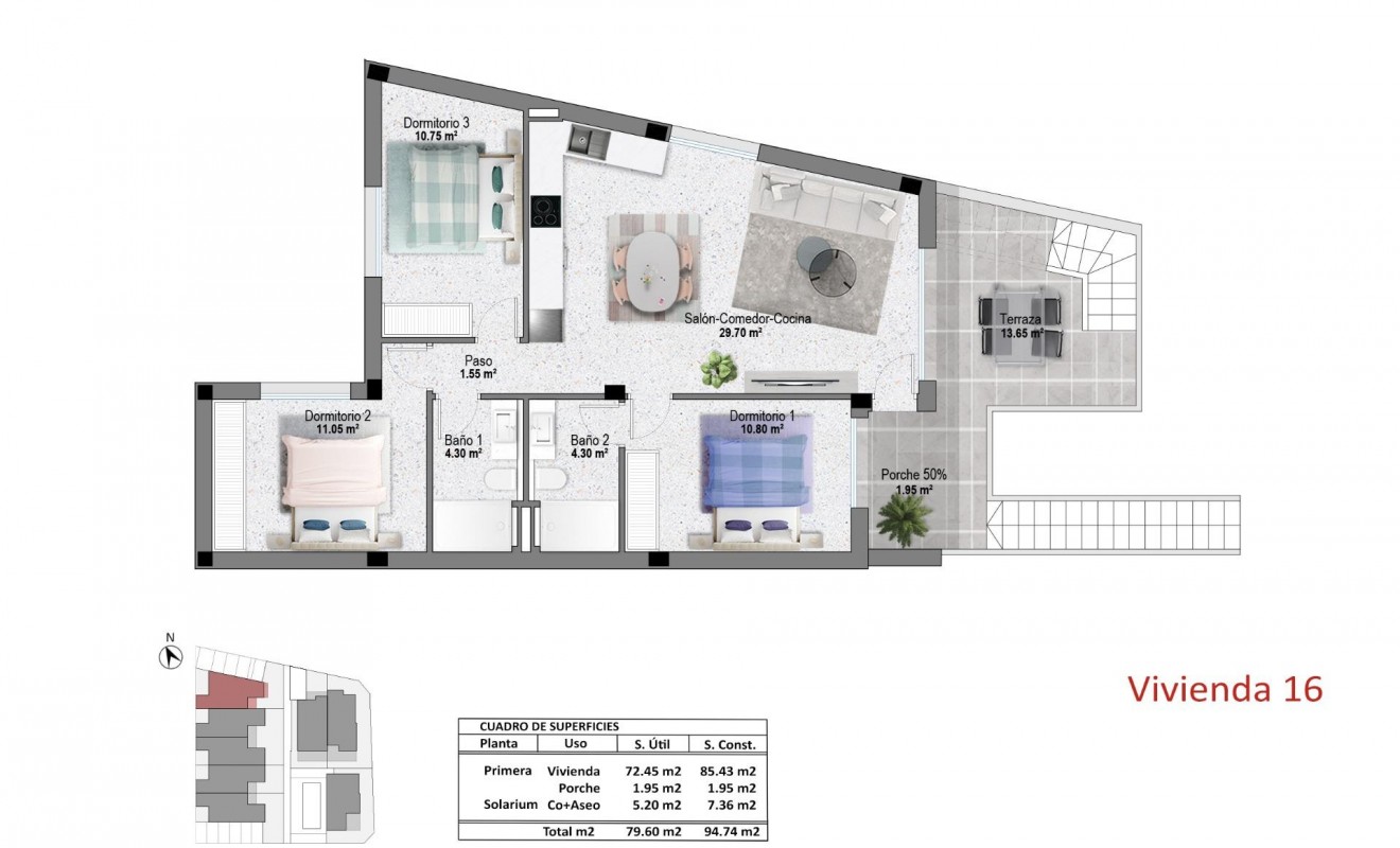 New Build - Bungalow - Pilar de la Horadada - pueblo