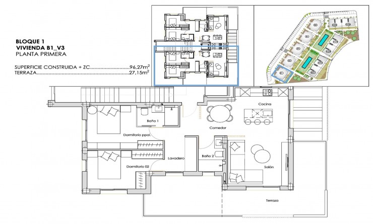 Nieuwbouw woningen - Appartement - Torre Pacheco - Santa Rosalia Lake And Life Resort