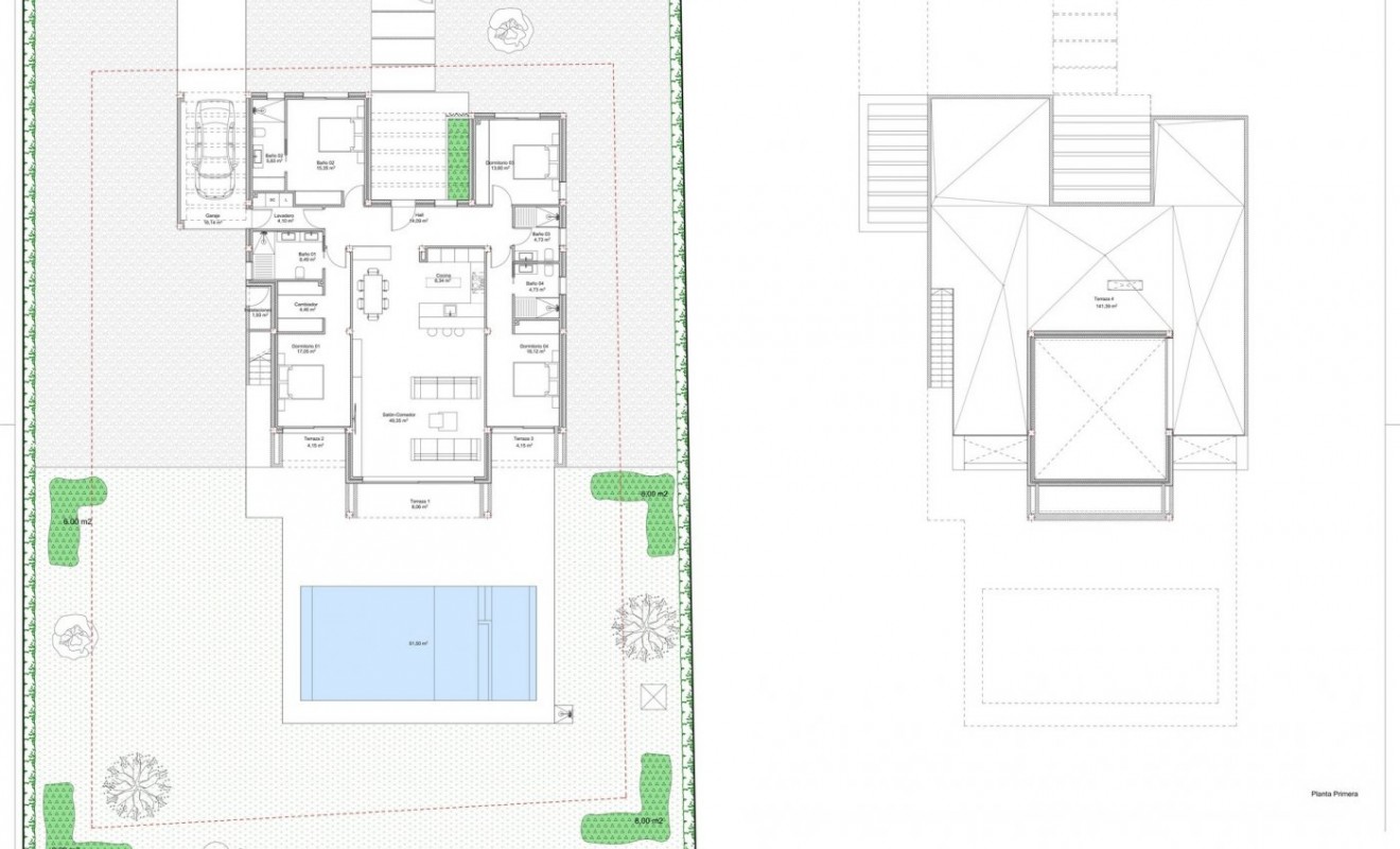 Nieuwbouw woningen - Villa - BAÑOS Y MENDIGO - Altaona Golf