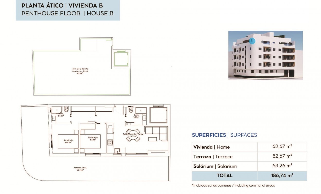 New Build - Penthouse - Torrevieja - pueblo