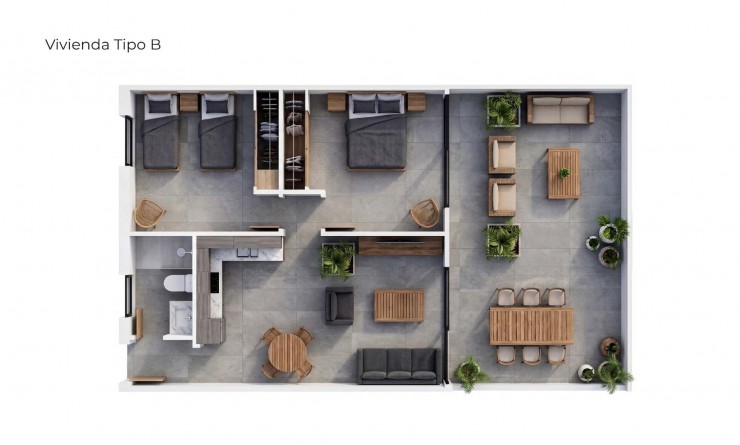 Nieuwbouw woningen - Appartement - Vera - Vera playa