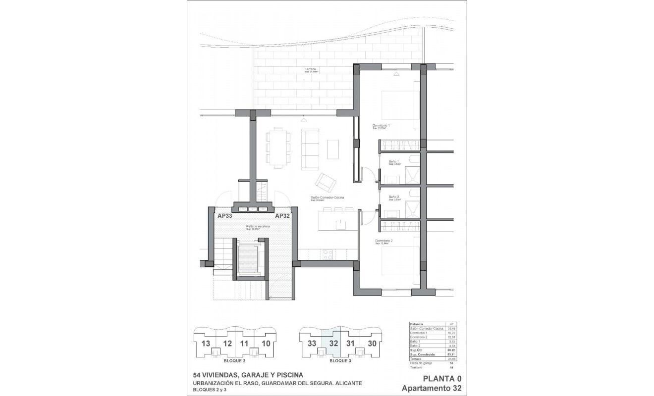 Nouvelle construction - Appartement - Guardamar del Segura - EL RASO
