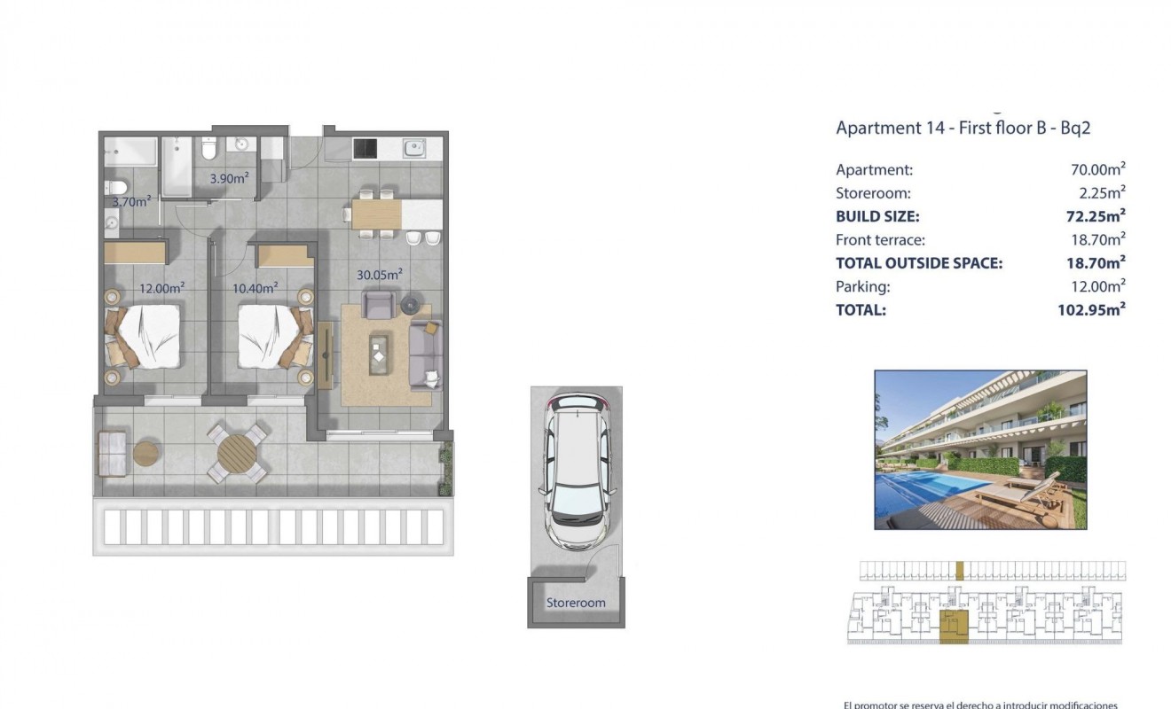 Nieuwbouw woningen - Appartement - Los Alcázares - Los Narejos
