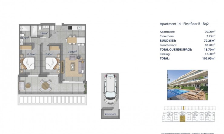 Nieuwbouw woningen - Appartement - Los Alcázares - Los Narejos