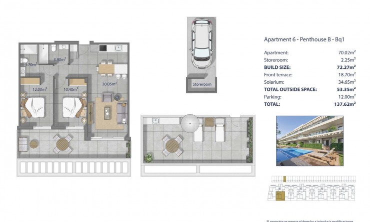 Nieuwbouw woningen - Penthouse - Los Alcázares - Los Narejos