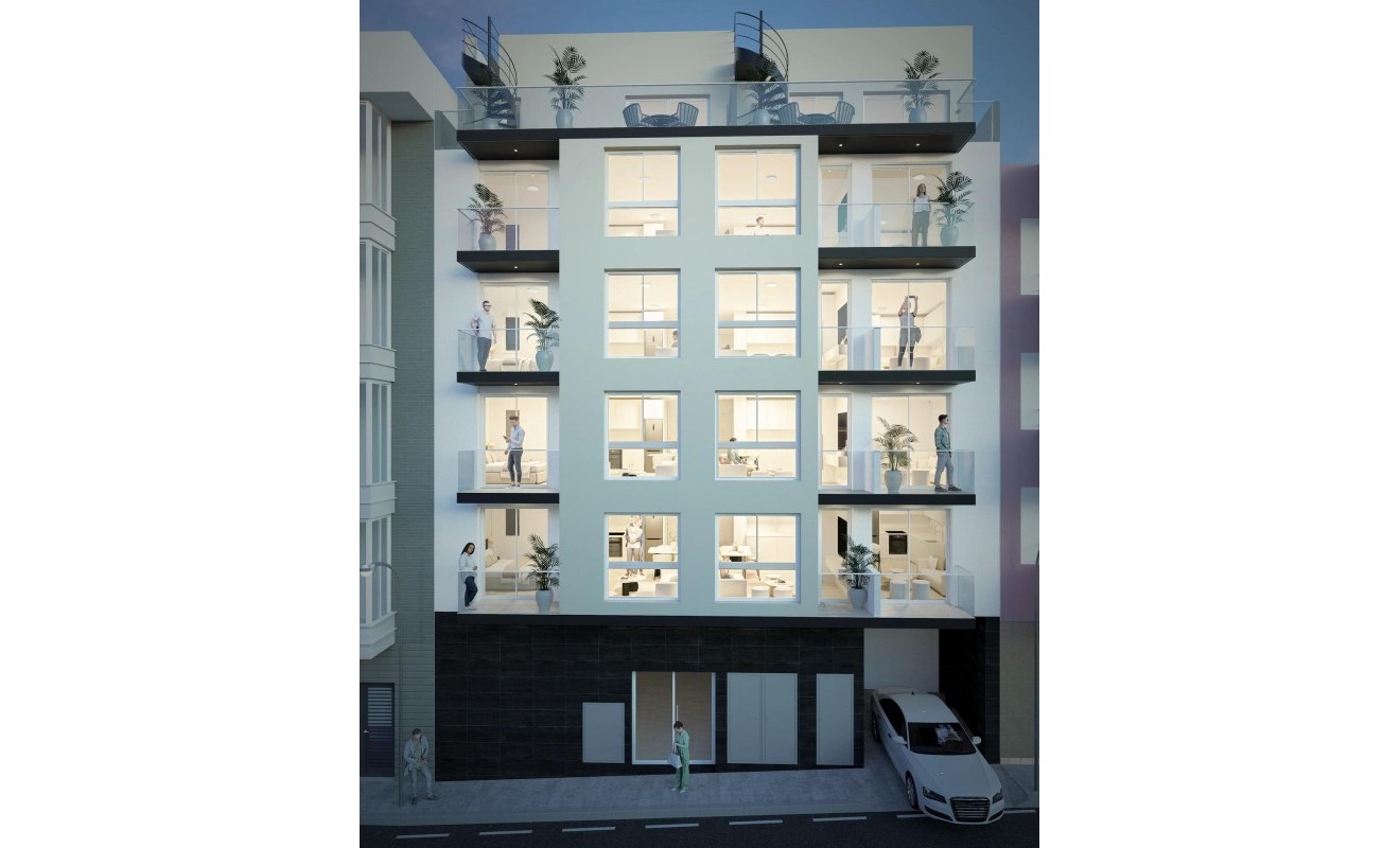 Nieuwbouw woningen - Appartement - Torrevieja - Centro