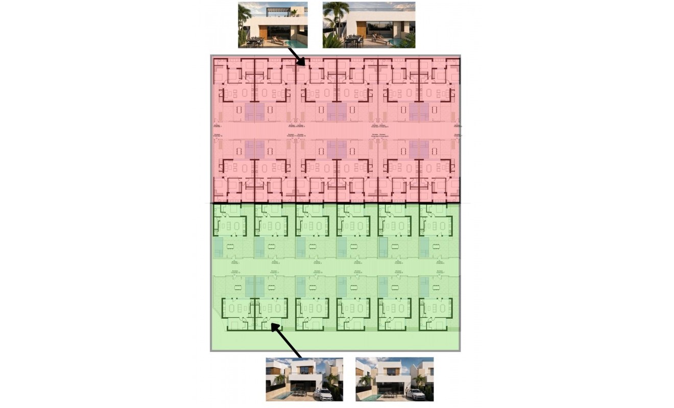 Nieuwbouw woningen - Town House - Alhama de Murcia - Condado de Alhama