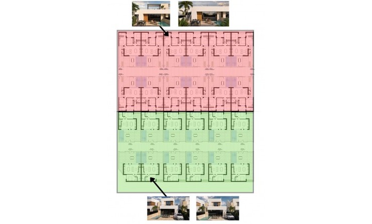 Nieuwbouw woningen - Town House - Alhama de Murcia - Condado de Alhama