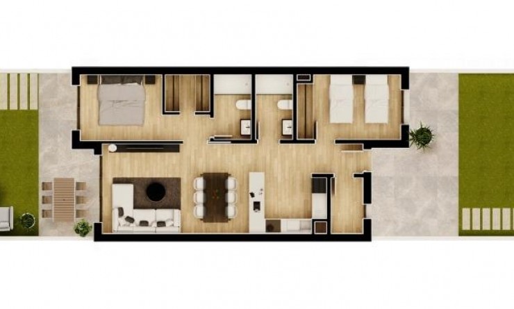Nieuwbouw woningen - Appartement - Monforte del Cid - Alenda Golf