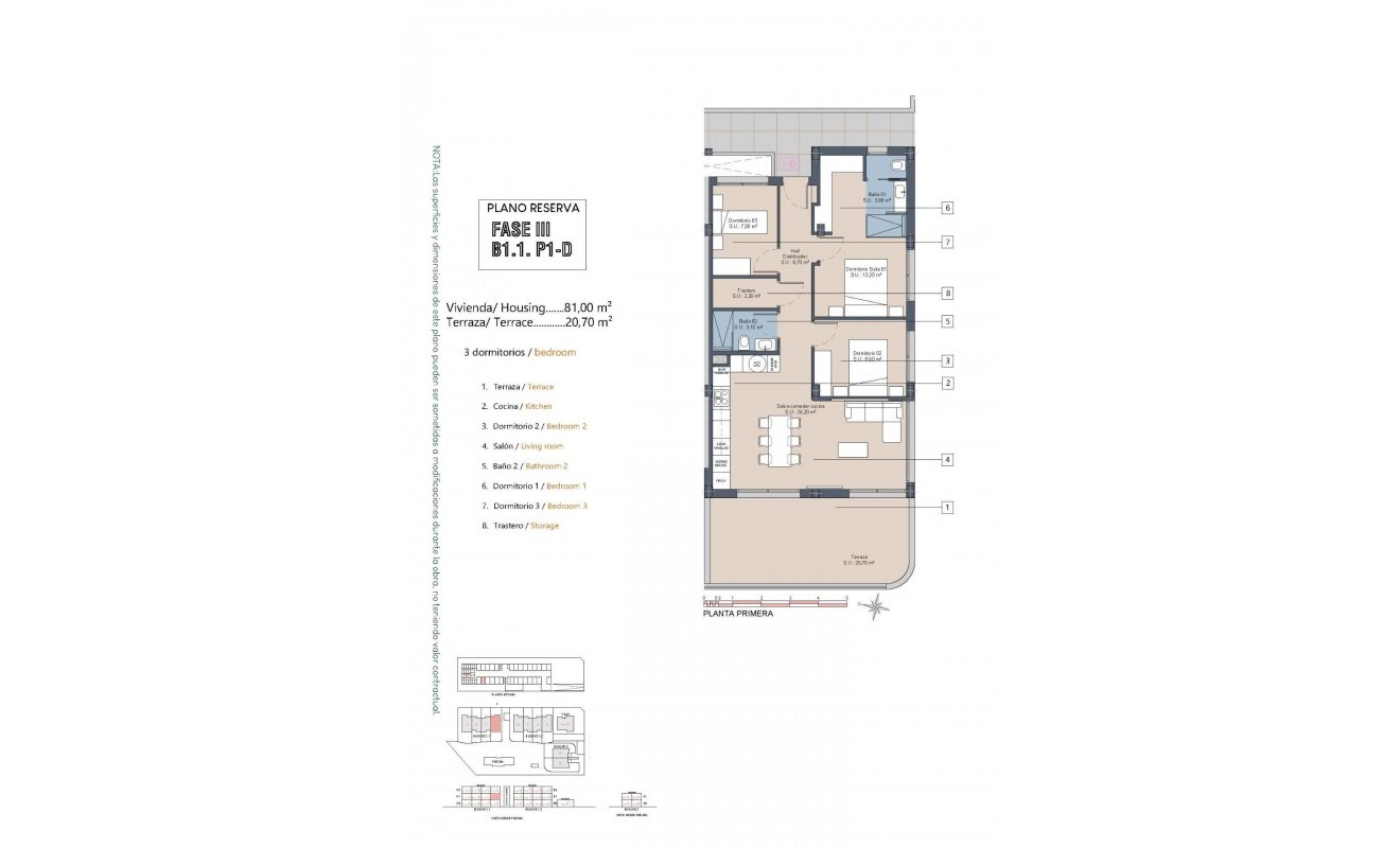 Nieuwbouw woningen - Appartement - Los Alcázares - La Serena Golf