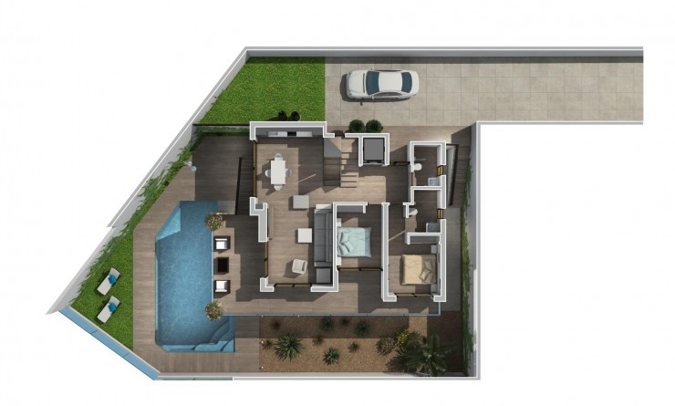 Nieuwbouw woningen - Villa - Rojales - Golf La Marquesa (Ciudad Quesada)