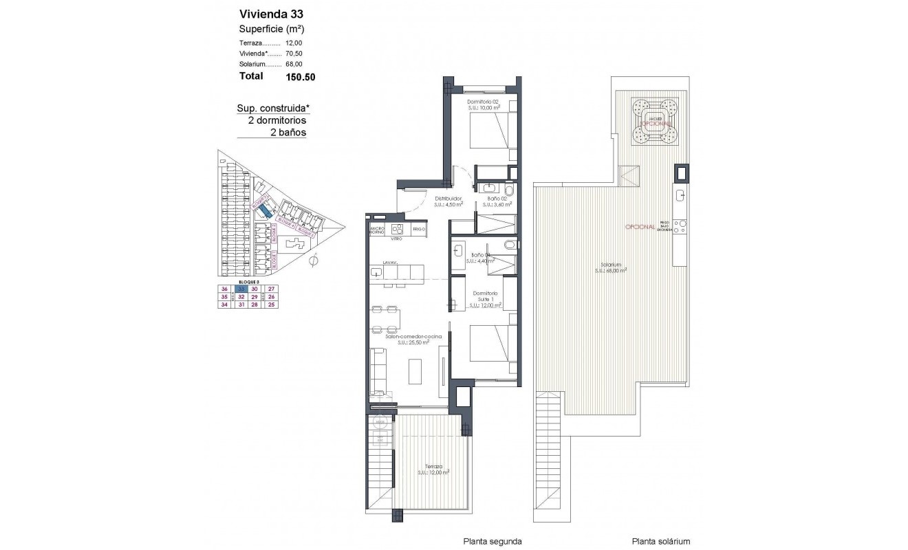 New Build - Penthouse - Los Alcázares - Serena Golf