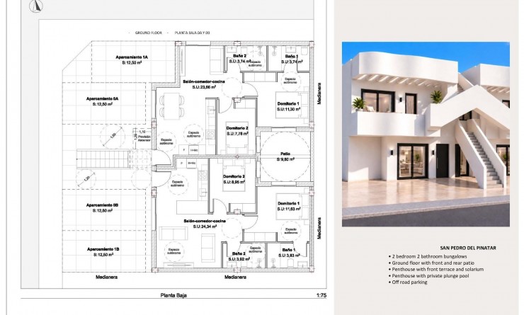 Nouvelle construction - Bungalow - San Pedro del Pinatar - Los Peñascos
