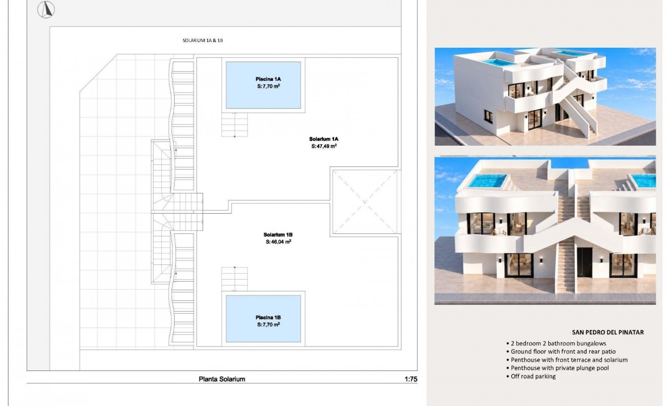 New Build - Bungalow - San Pedro del Pinatar - Los Peñascos