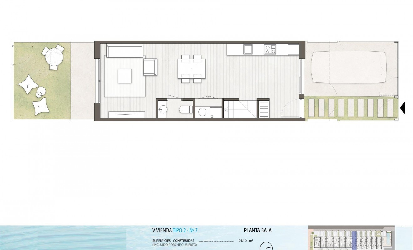 Nieuwbouw woningen - Town House - Pilar de la Horadada - pueblo