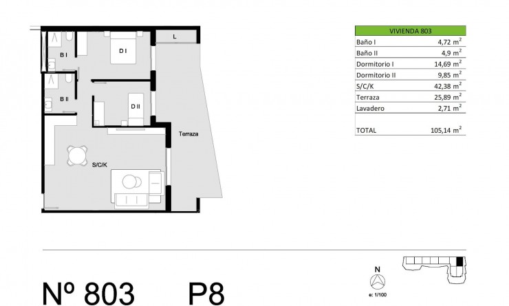 Nieuwbouw woningen - Penthouse - San Miguel de Salinas - Pueblo
