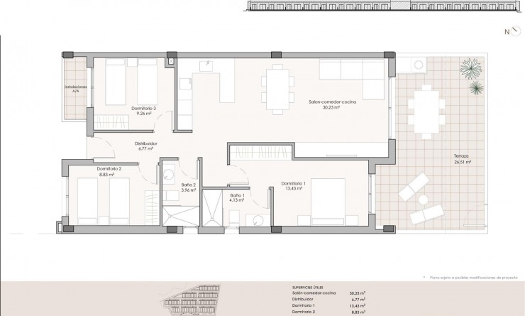 Nieuwbouw woningen - Appartement - Pulpi - Aguilón Golf