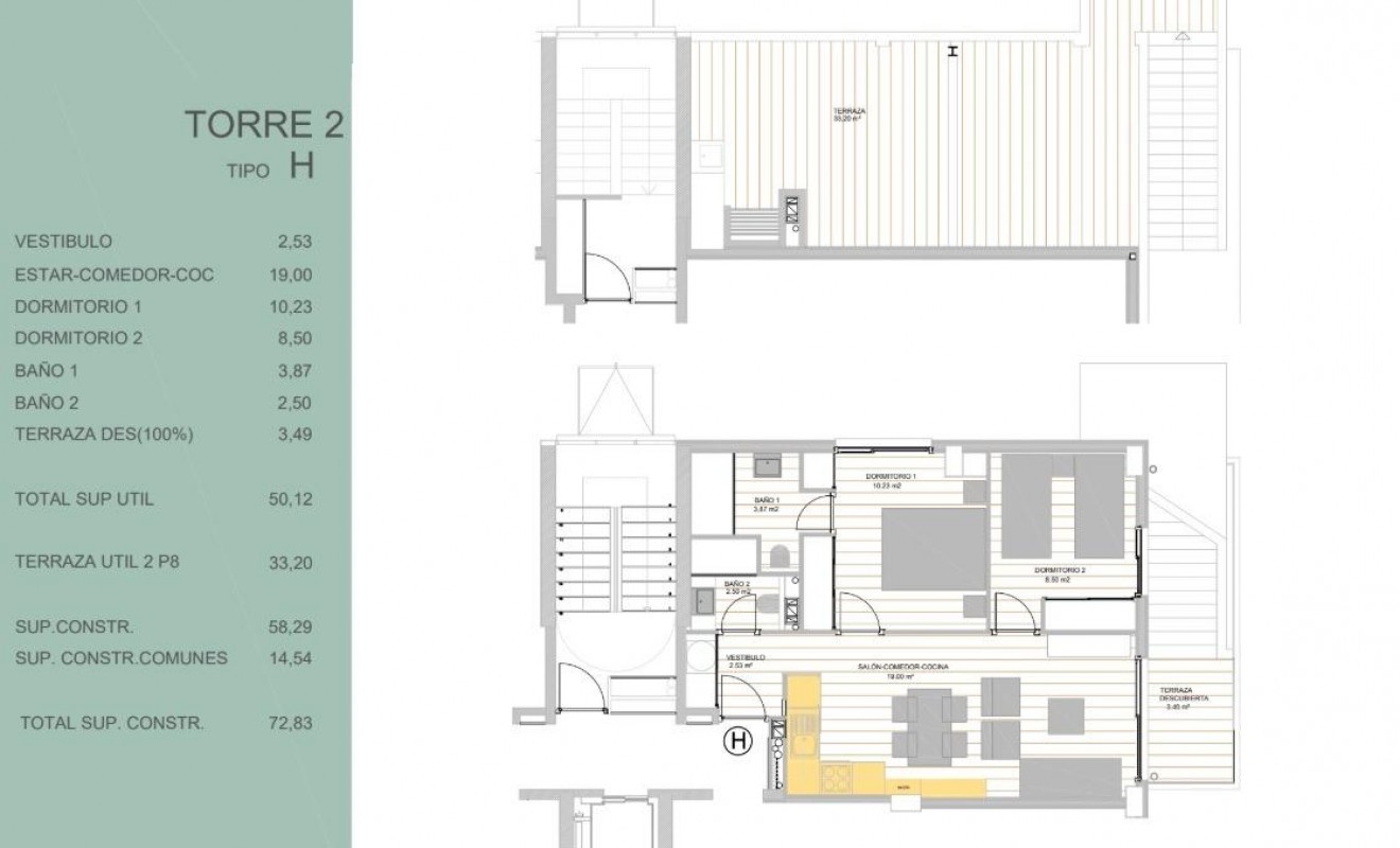 Nouvelle construction - Attique - Guardamar del Segura - Avda del Puerto