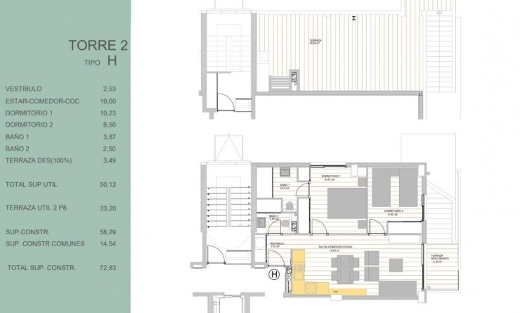 Nouvelle construction - Attique - Guardamar del Segura - Avda del Puerto
