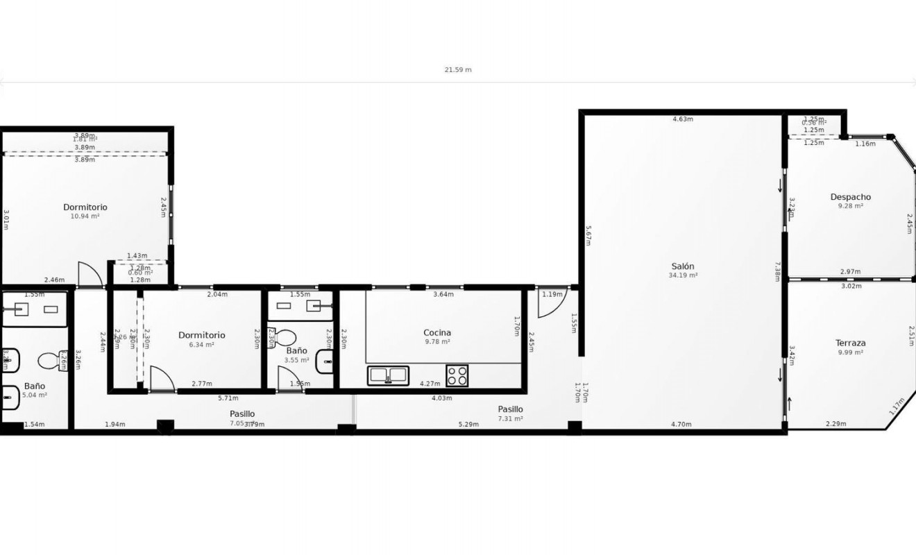 Wederverkoop - Penthouse - Torrevieja - Centro